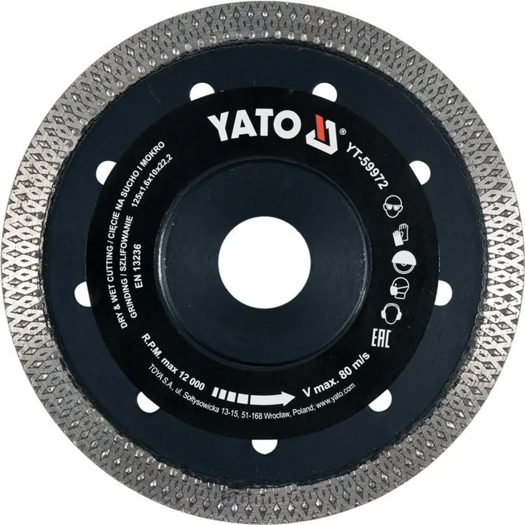 Disco Taglio Vetroceramica 125mm Professional: Efficienza e Precisione