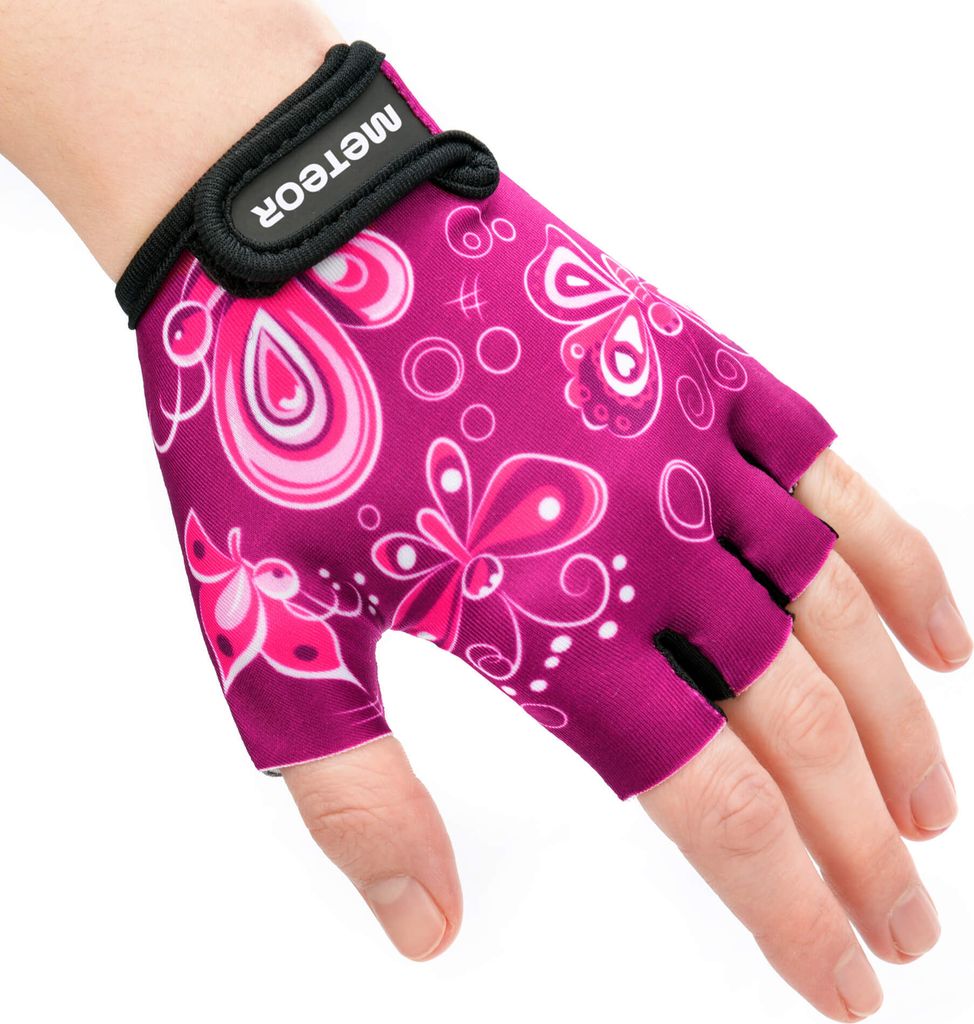 Kinder Fahrradhandschuhe Camouflage - Halbfinger Handschuhe Für 5-10 Jahre