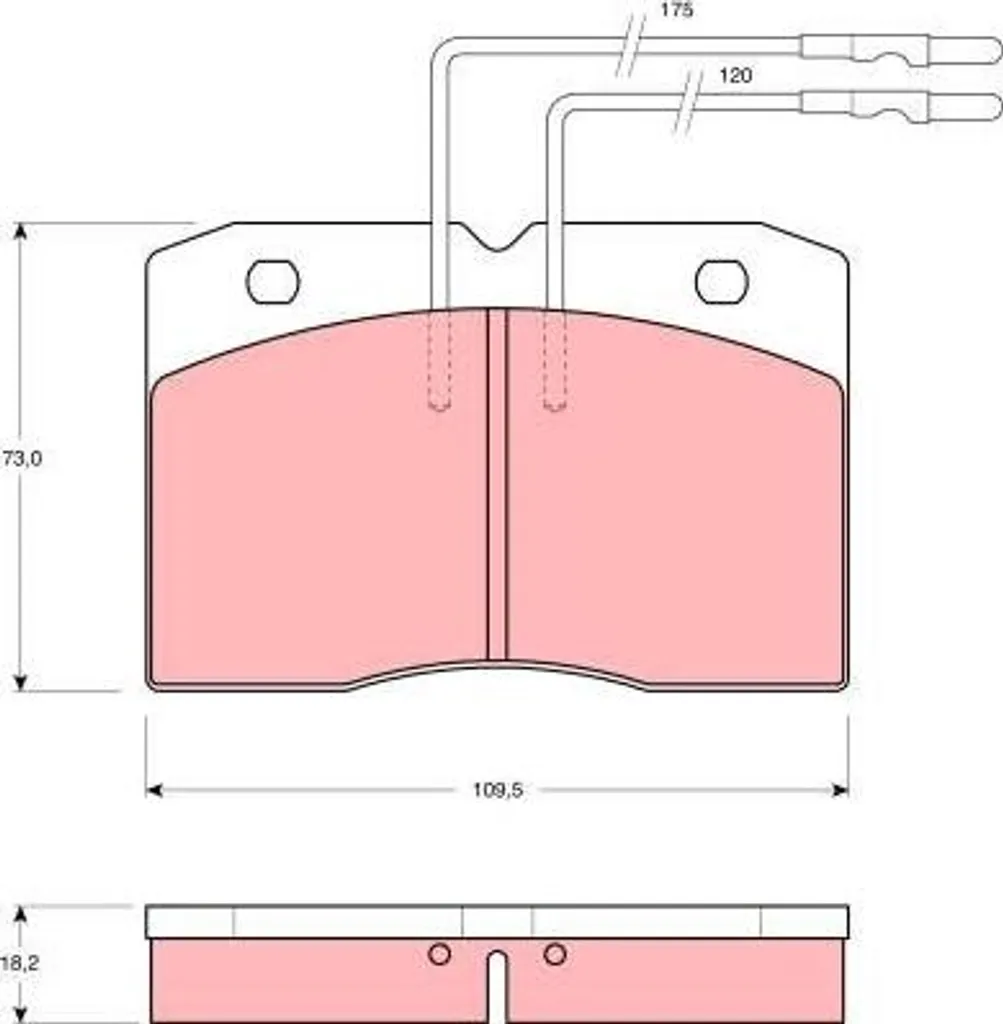 Plaquettes de frein Master TRW GDB343 pour un freinage sûr en charge
