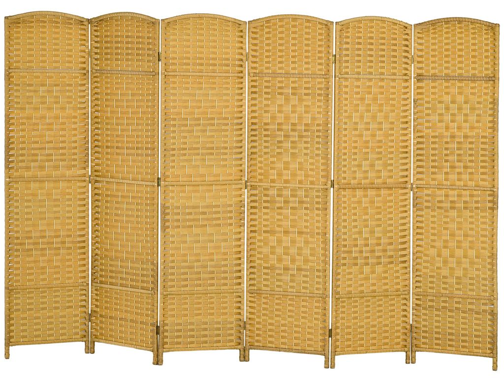 HOMCOM Parawan, 6-częściowy, 270 x 180 cm, przegroda do Zdjęcie produktu 