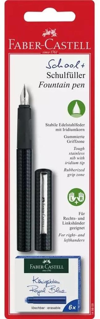 Faber-Castell: Bolígrafo con cartucho  + 6 cartuchos Imagen del producto 
