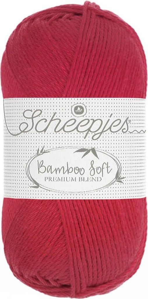 Scheepjes Bamboo Soft 50g Hot Berry 262 Rot Rosa