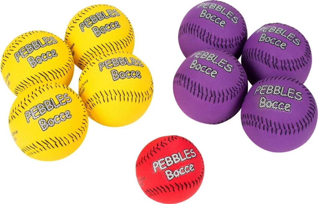 Spordas Boccia Ball Set - Kit de Bocce Balls Pebbles Jeux d'Extérieur