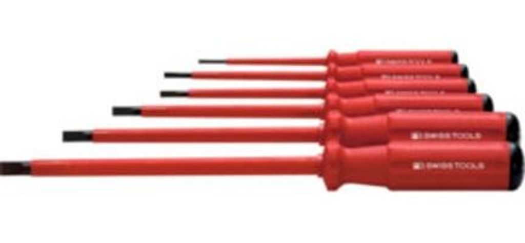 PB Swiss Tools Elektriker-Schraubendreher-Satz SwissGrip, vollisoliert, 6-teilig