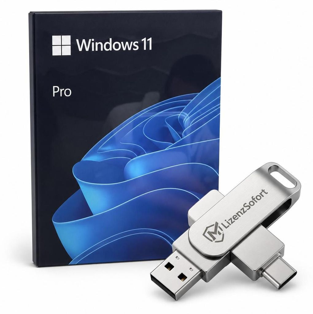 Microsoft Windows 11 Pro 64-Bit FPP Retail Vollversion – Produktbild 