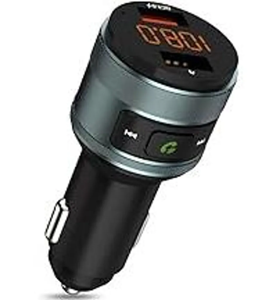 Kit Vivavoce Auto Bluetooth ZeaLife: Adattatore FM USB 64GB Grigio
