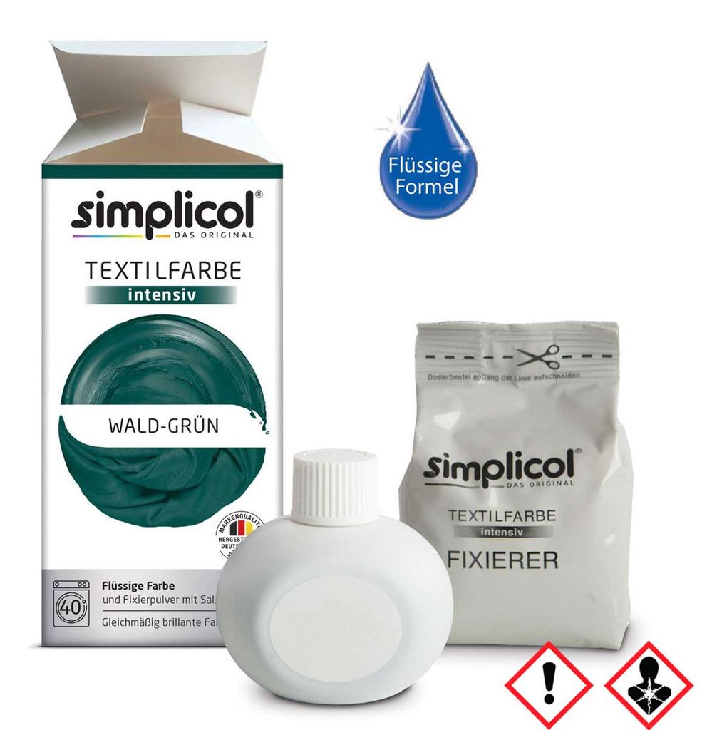 Simplicol tintura tessile intensiva tutto in 1 liquido Immagine del prodotto 
