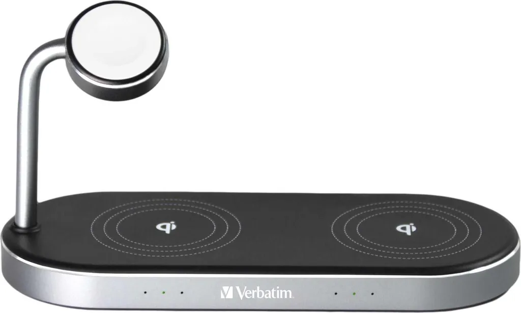 Chargeur Sans Fil 3-en-1 Verbatim WCS-03 Induction pour iPhone