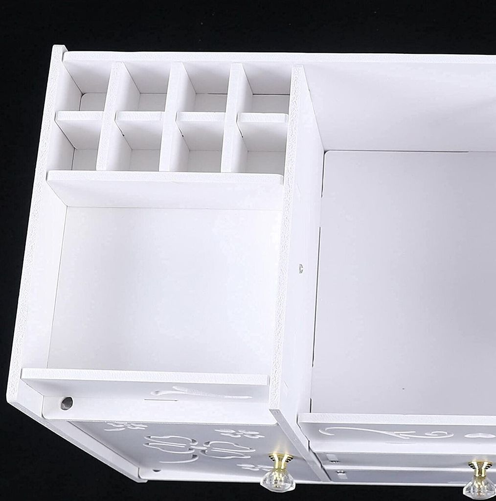 Kosmetický organizér Kosmetický box Zásuvka se zrcadlem PVC Obrázek produktu 5