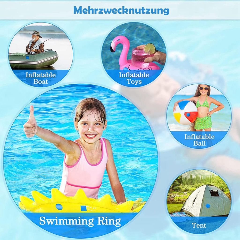 20 Stück Pool Flicken Set - Wasserdichtes Reparaturklebeband Für Pool & Luftmatratzen