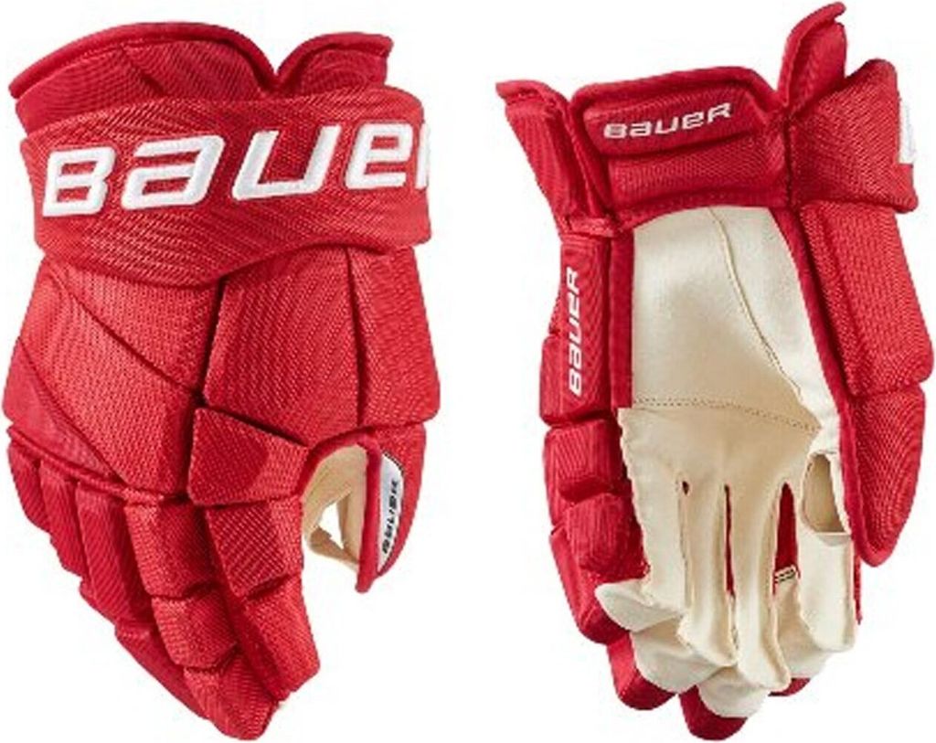 Handschuhe Bauer Vapor Pro Team Intermediate rot 12 Zoll