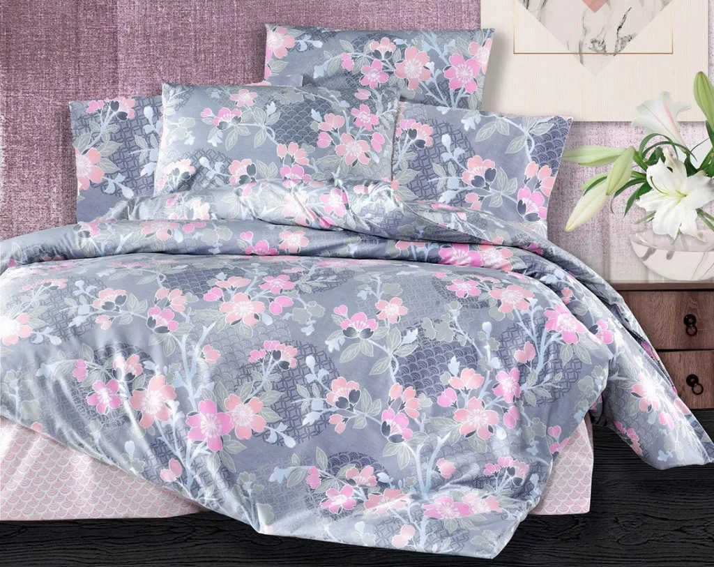 Linge de Lit Lin Coton Sarah Rose 240x220 : Douceur et Fibres Naturelles
