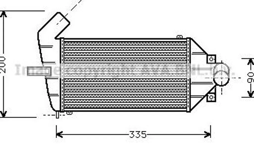 Intercooler AVA OLA4262 : Stop aux Pertes de Puissance Turbo Astra G