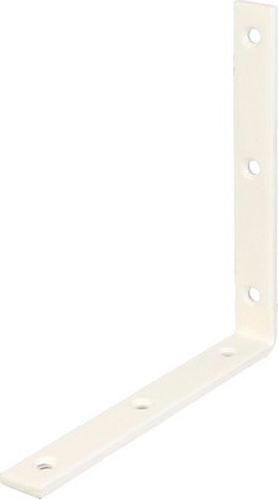 Balkenwinkel 160x160x20 mm weiß kunststoffbeschichtet 1 Stück