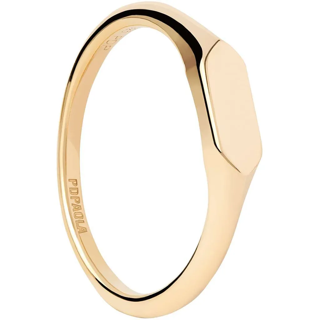 Anelli da dito PDPaola Gold 10 collezione Hexagon Mini - donna
