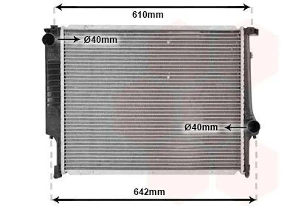 Radiateur de refroidissement pour BMW E30 E34 E32 idéal pour restauration