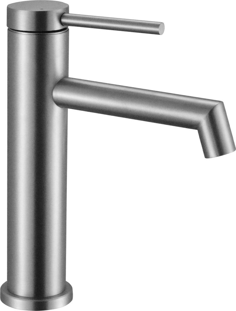 Rea Waschbeckenarmatur Foss Nickel Brush Low Produktbild 
