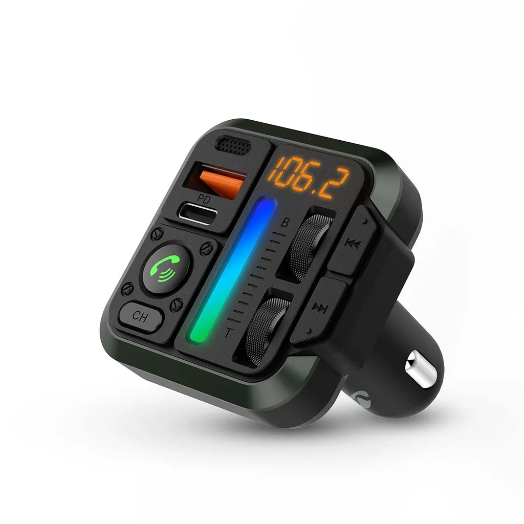 Trasmettitore FM Con Batteria 300 MAh E Vivavoce – Ascolta La Tua Musica In Auto Senza Fili - 2