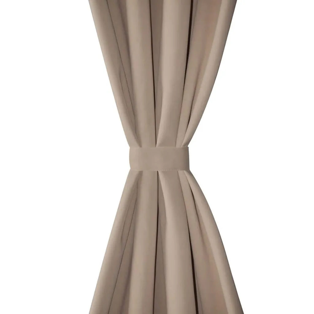 Paire de Rideaux à Œillets Robustes 135x245 cm - Textile Crème Premium
