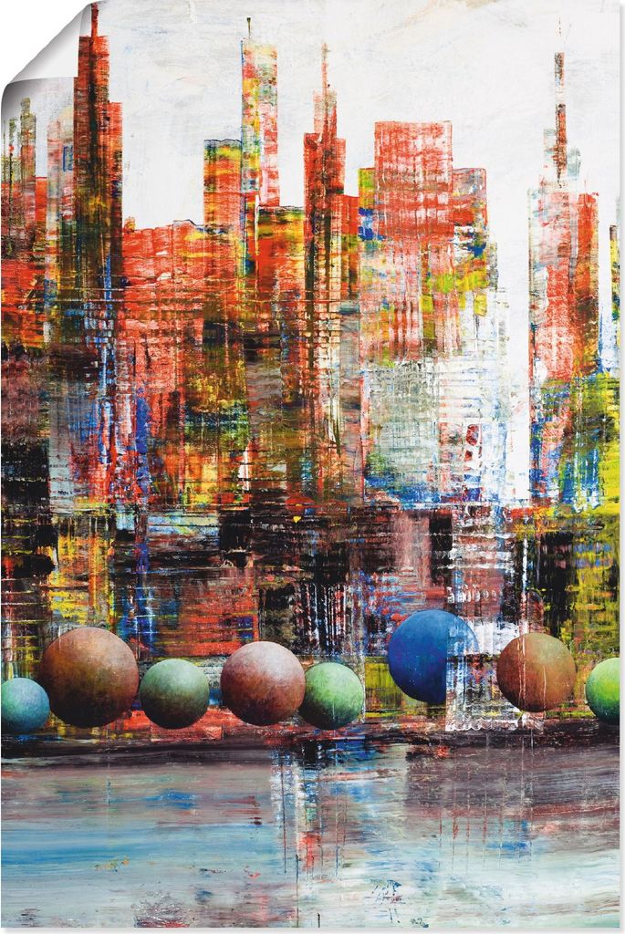 ARTland Poster New York Stadtansicht Größe: 60x90 cm
