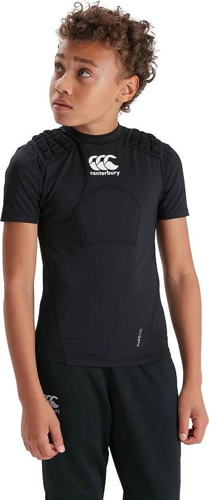 Canterbury Schutzweste Rugby Junior schwarz weiß silber medium Jungen
