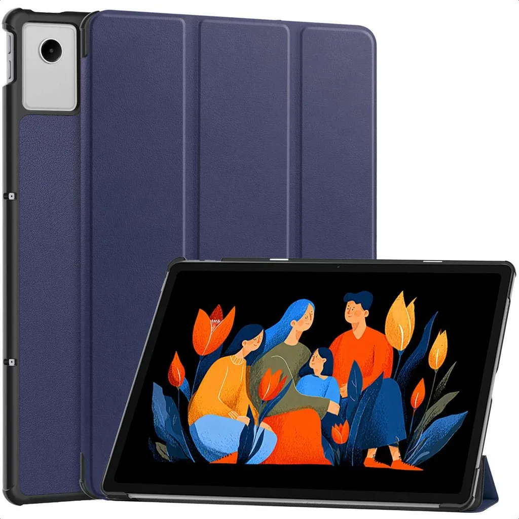 Cover Lenovo Idea Tab Plus imoshion Blu - Case Trifold Anti-Urto Slim