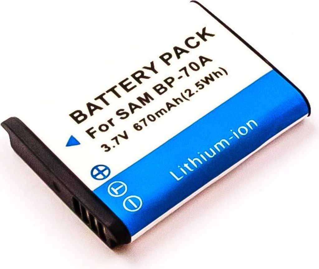 Akku für SAMSUNG ersetzt SLB-70A, BP70, BP70EP, BP-70A, BP70A