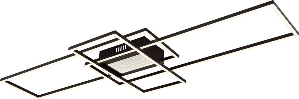 Globo Lighting Deckenleuchte Metall schwarz matt, LED Produktbild 