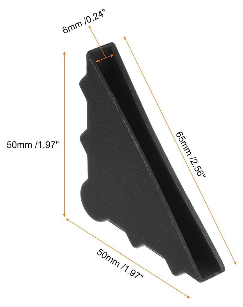 Eckenschutz Kantenschutz 6x65 Dreiecksform Glas-Eckschš¹tzer Kissen 20 Stš¹ck Kunststoffeckschš¹tzer fš¹r Eckschutz von Glas, Spiegel, Flie...