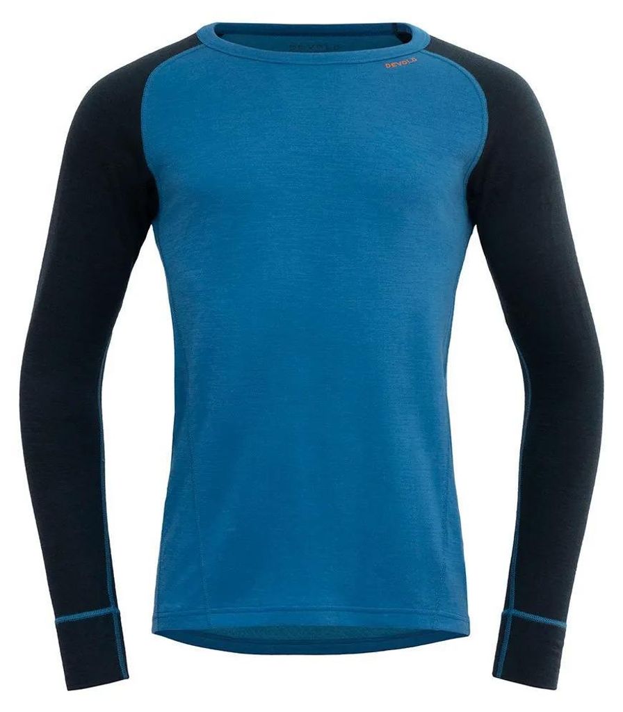 Devold Duo Active Merino 205 Shirt Man Bluemelange Bluemelange S
