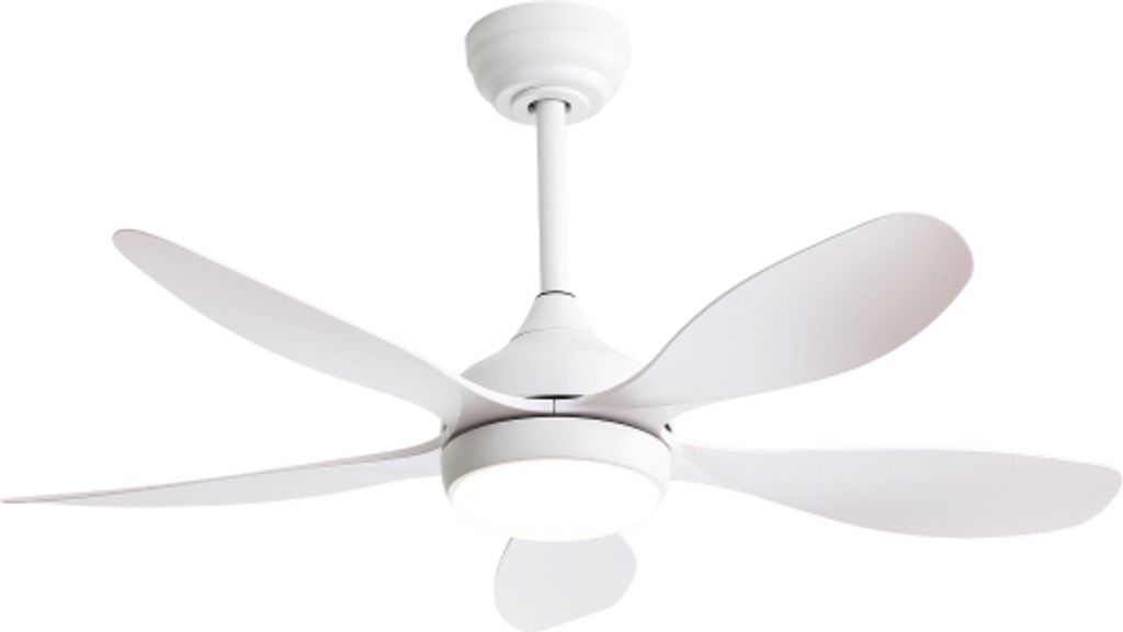 AIORBER Deckenventilator, 18W LED, 3000K-6000K, geräuschloser Betrieb, mit Fernbedienung, 6 Gang, 5 Ventilatorflügel, 42“, umschaltbarer Motor,...