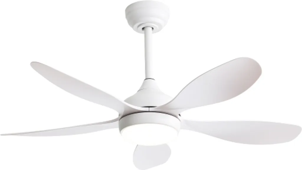 AIORBER Ventilateur de Plafond Blanc 42 Pouces avec Moteur Réversible