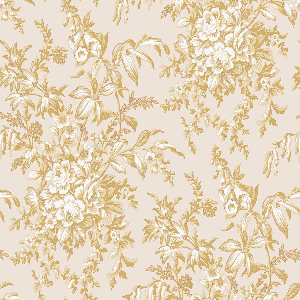 Vliestapete 114900 Laura Ashley Picardie Gelb Produktbild 