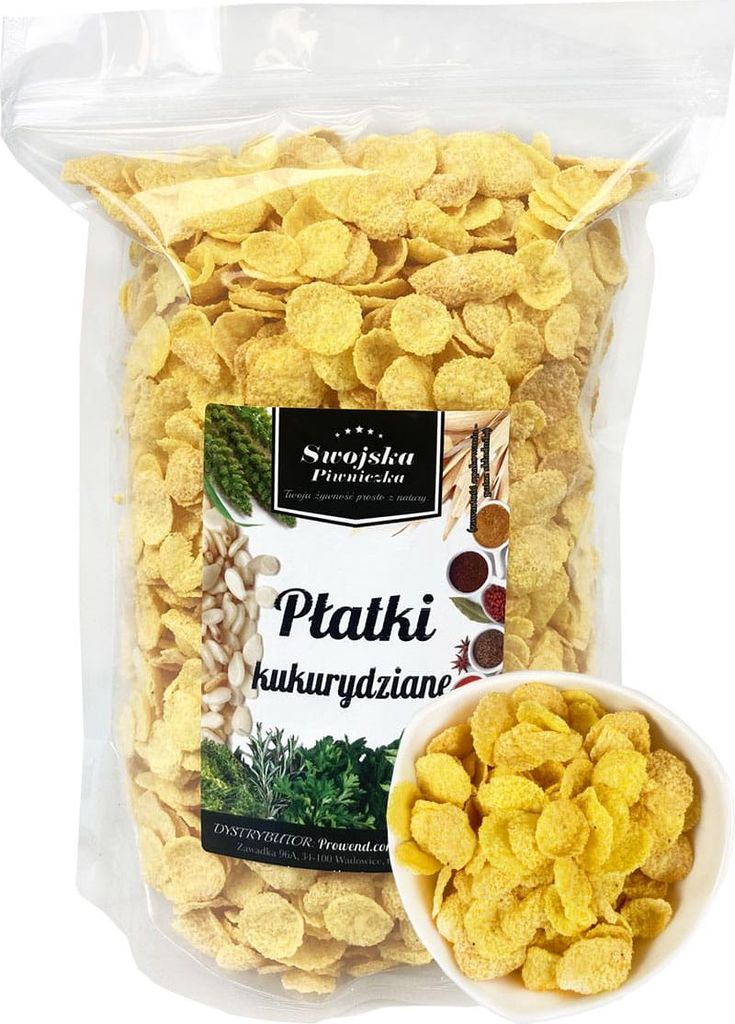 PŁATKI KUKURYDZIANE 500G SWOJSKA PIWNICZKA