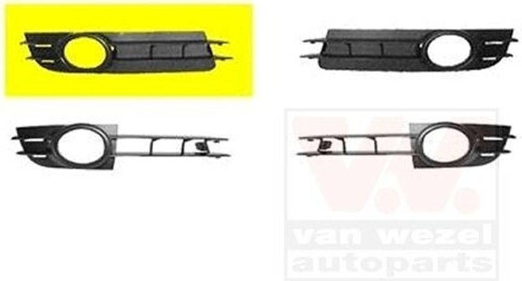 VAN WEZEL 0318592 - OE 4F0807682A Lüftungsgitter, rechts für A6 (4F)