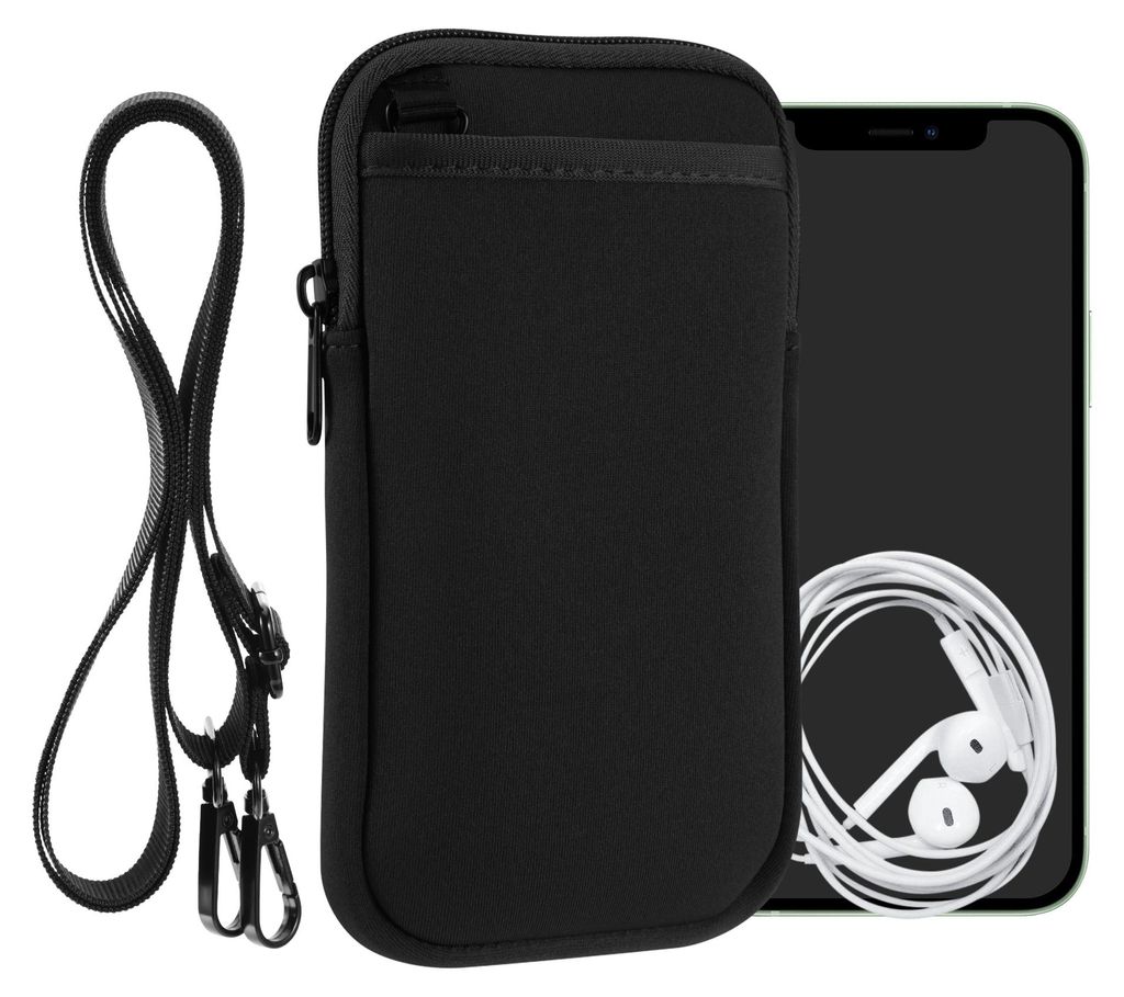 kwmobile Handy Tasche zum Umhängen für XXL - 7" - Hülle mit Produktbild 