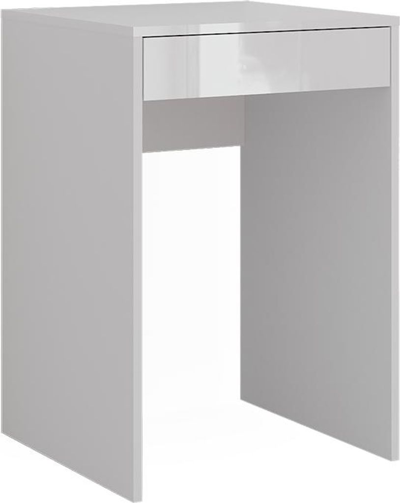 Schminktisch Vicco Sherry Weiß/Weiß Hochglanz 51.4 cm, Produktbild 