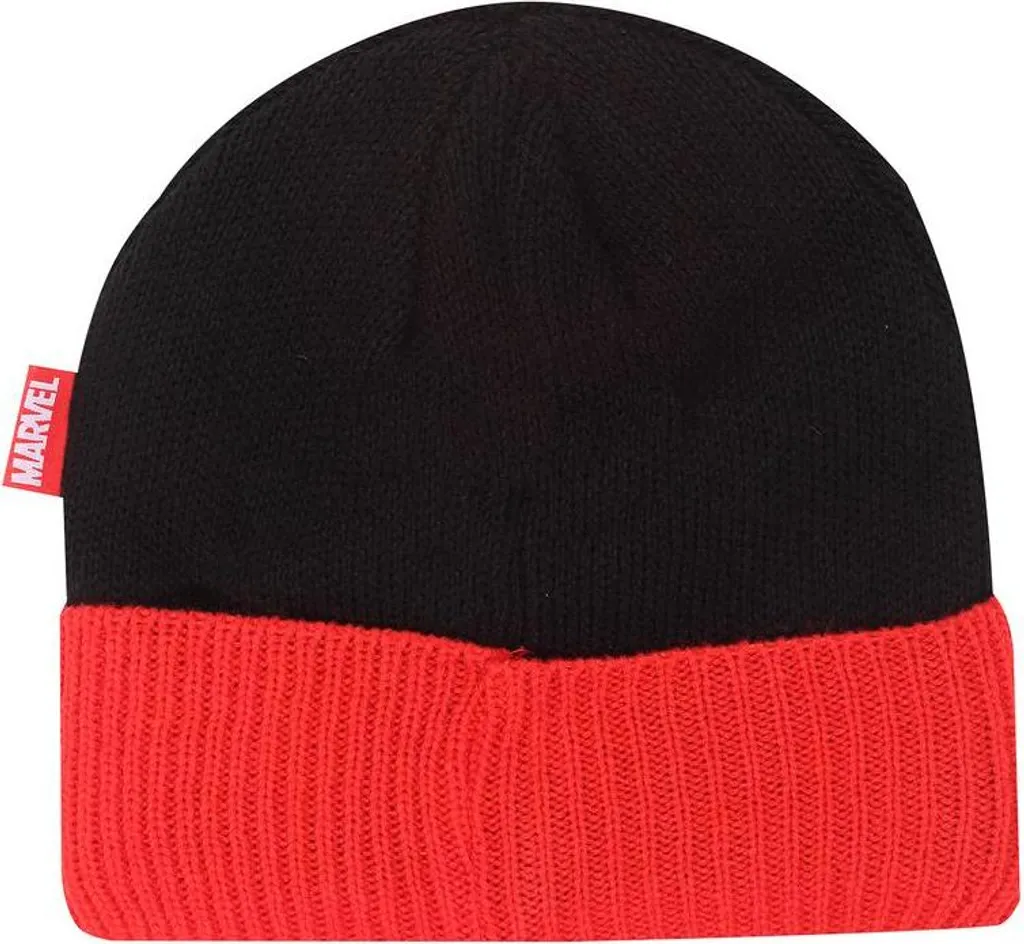 Marvel Comics Spider-Man Beanie Pom Emblema Nero | Cappello Invernale - 8