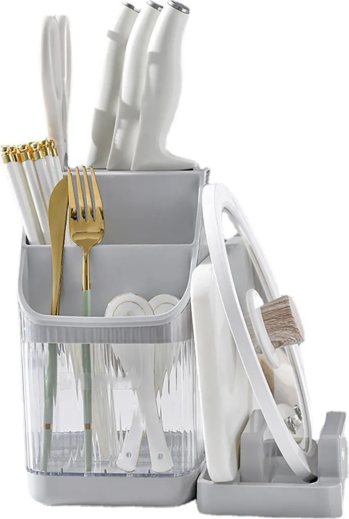 Porte-Couvercle et Planche à Découper Support de Cuisine Gain Place