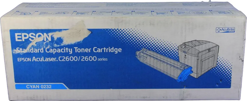 Epson S050232 Ciano - Toner Originale per Stampante Laser C2600
