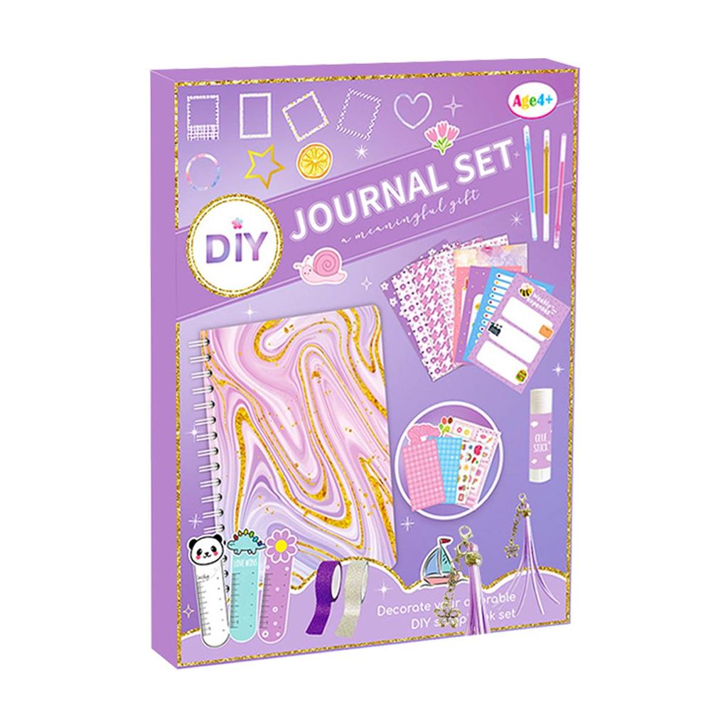 DIY-Tagebuch-Set für Mädchen, DIY-Tagebuch-Set,Scrapbook- und Tagebuch-Zubehör-Set,Tagebuch-Kunst-Bastel-Set,ideale Geschenke für 8+ jährige M...
