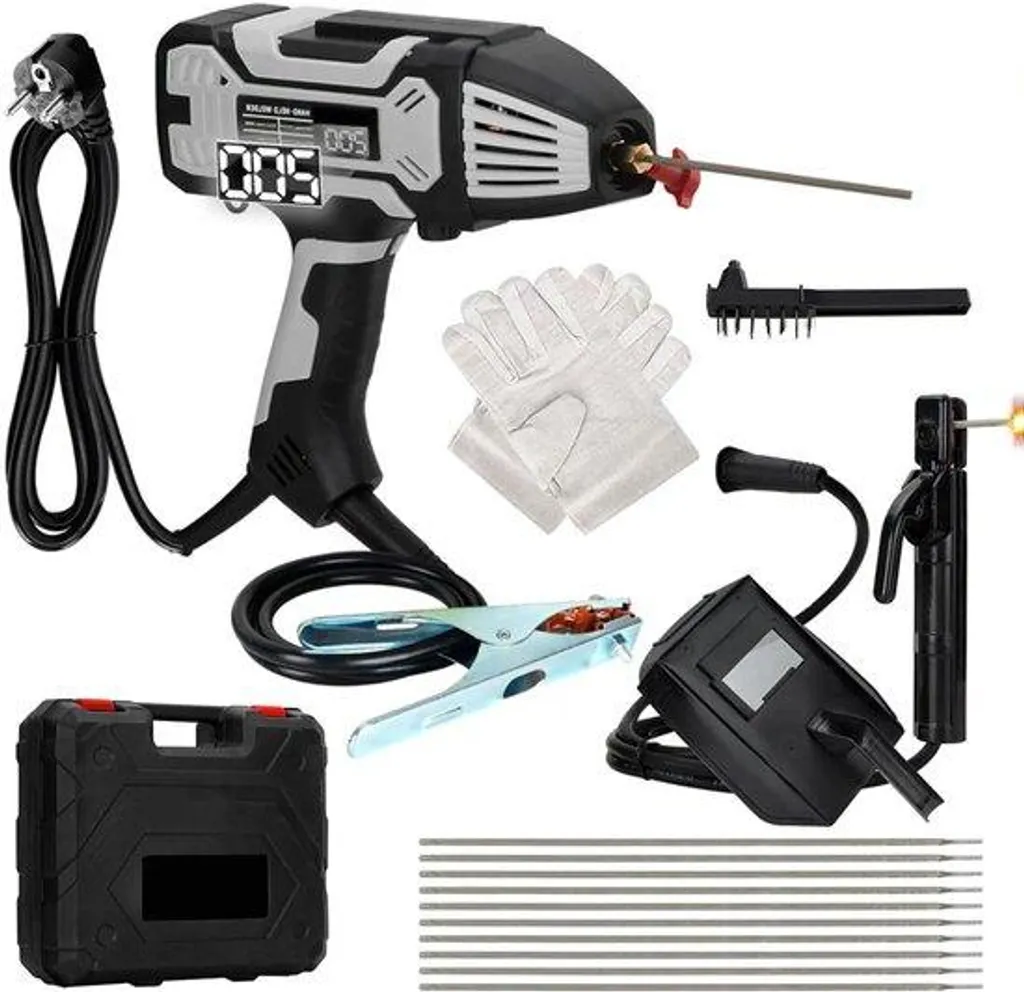 Soudeuse portable 16-32 mm IGBT avec pince électrode haute précision