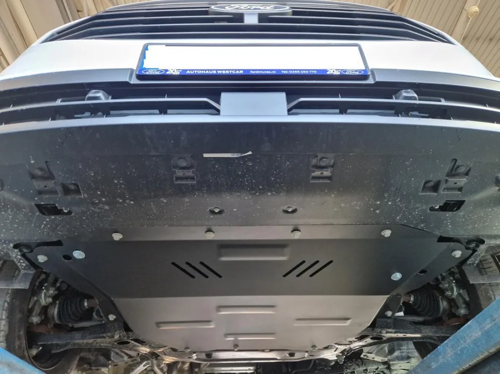 Plaque de protection robuste en acier galvanisé Ford Transit Custom
