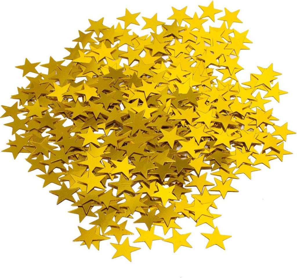 Oblique Unique Stern Konfetti Geburtstag Hochzeit Feier Tisch Deko Weihnachten 14g - gold