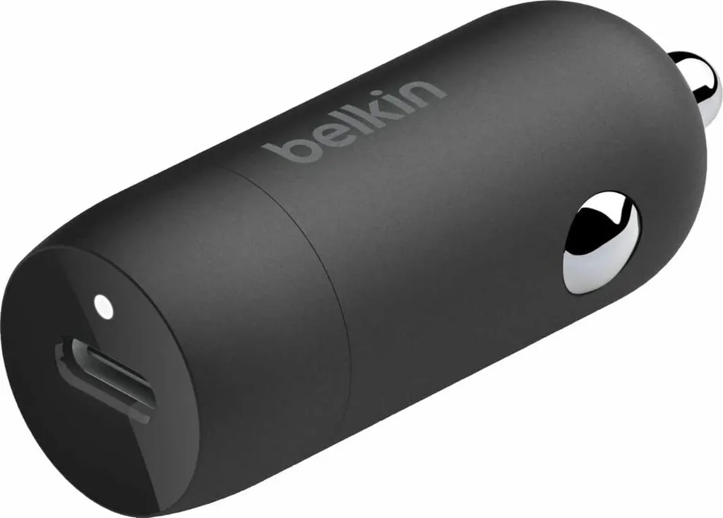 Chargeur de voiture Belkin CCA004BTBK 30W USB-C PD pour smartphone