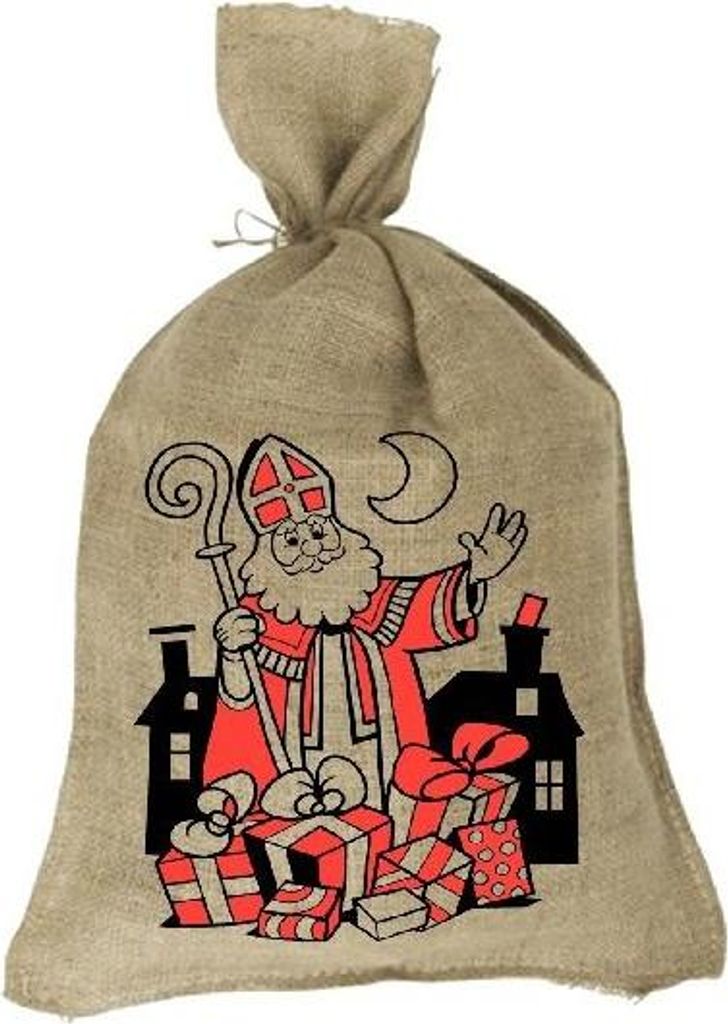 Basic Sinterklaas Tasche Jute 50X80 cm