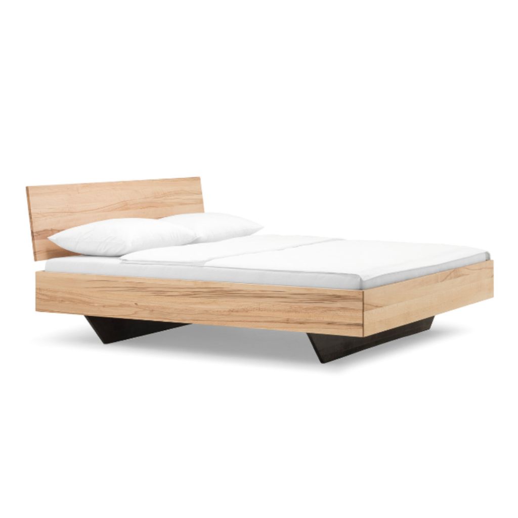 Dico Buche Massivholz Bettrahmen Cloud 360.23 , incl. Kopfteil, durchgehende Lamelle, Schwebeoptik Größe: 160x190 cm