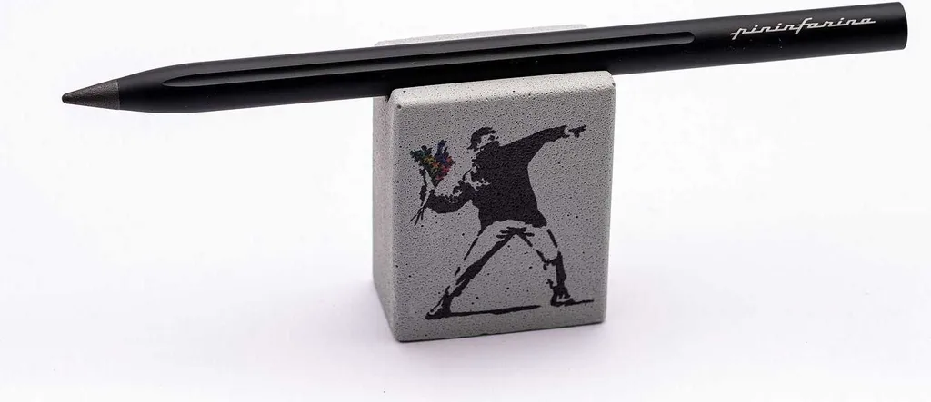 Banksy Matita intelligente + gomma - Il lanciatore di fiori - 2