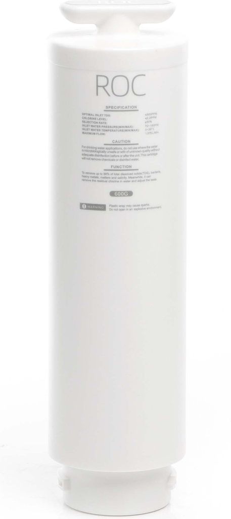 Naturewater RO600G – Umkehrosmose Membran mit 600 GPD 2280 l/Tag, Ersatzmembran für Umkehrosmoseanlage, Osmosefilter, Wasserfilter für Trinkwasser