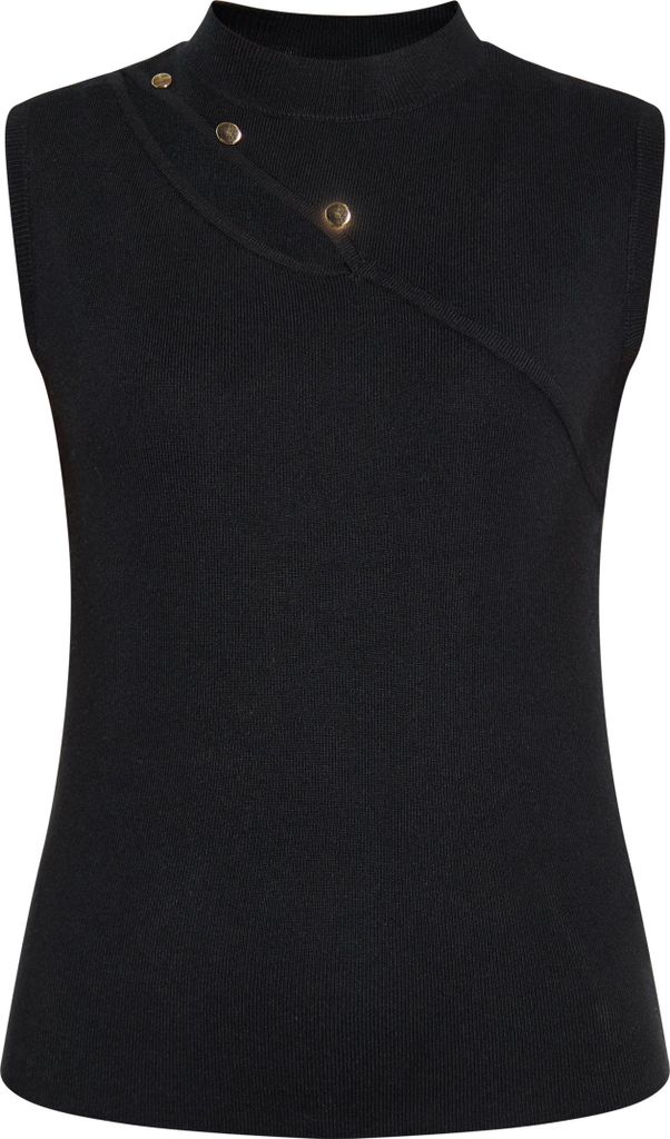 NAEMI damen elegantes oberteil - schwarz, S